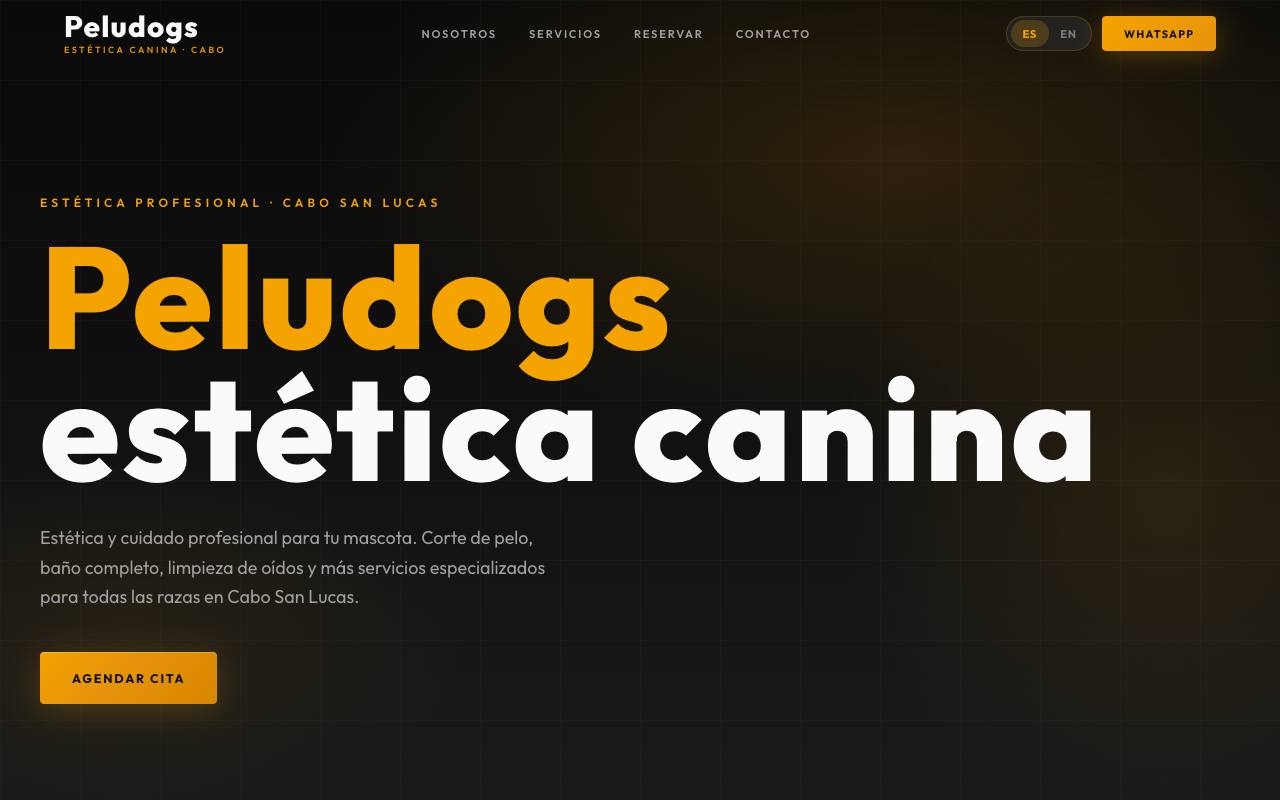 PeluDogs website